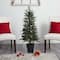 4.5ft. Pre-Lit Artificial Christmas Tree, Clear Lights